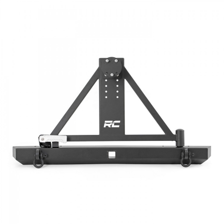 Paraurti posteriore Rough Country con porta ruota per Jeep Wrangler YJ e TJ