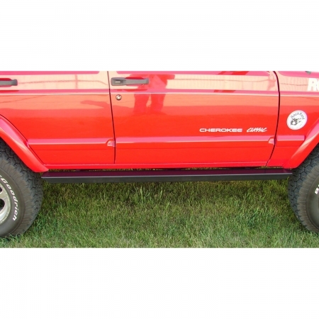 Sottoporta in acciaio Rock Hard 4X4 per Cherokee XJ dal 1984 al 2001