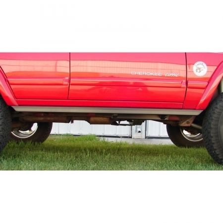 Sottoporta in acciaio Rock Hard 4X4 per Cherokee XJ dal 1984 al 2001