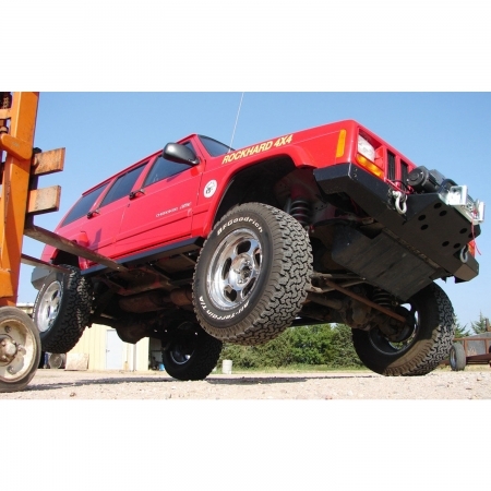 Sottoporta in acciaio Rock Hard 4X4 per Cherokee XJ dal 1984 al 2001