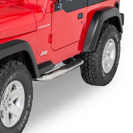 Pedane laterali Quadratec QR3 per Jeep Wrangler YJ e TJ