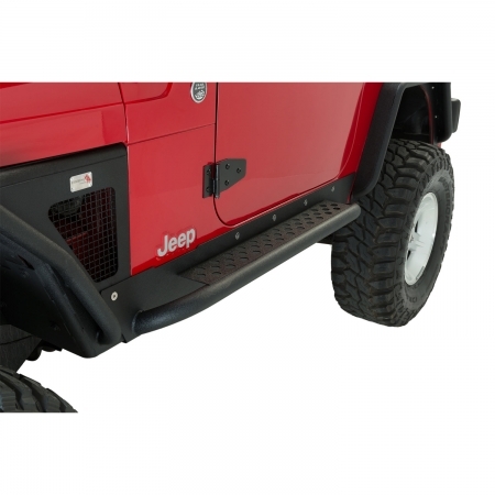 Protezioni laterali con gradino Fishbone Offroad per Jeep Wrangler TJ - Immagine 2