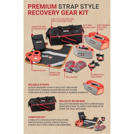 RES-Q Premium Recovery Gear Kit Strap Style
