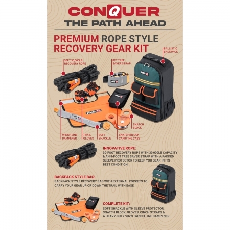RES-Q Premium Recovery Gear Kit Rope Style