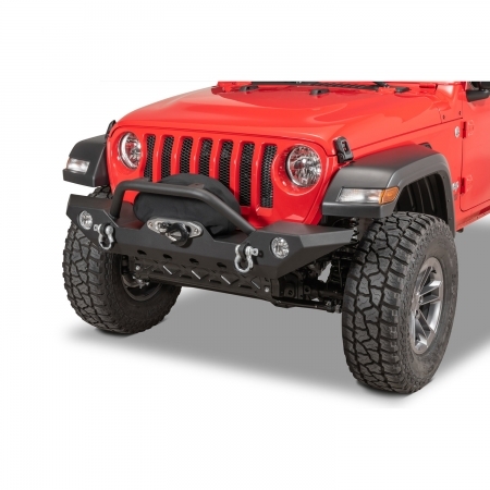Paraurti anteriore tactik con bull bar per Jeep Wrangler JL e Gladiator JT