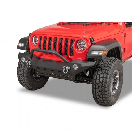 Paraurti anteriore tactik con bull bar per Jeep Wrangler JL e Gladiator JT