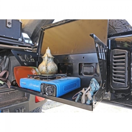 Tavolino per portellone Suntop Tailmesa per Jeep Wrangler JL e JLU dal 2019 in poi