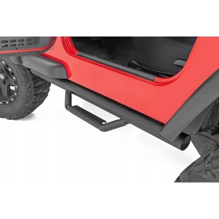 Pedane laterali Rough Country Nerf Step per Jeep Wrangler TJ