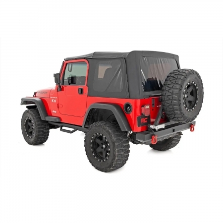 Pedane laterali Rough Country Nerf Step per Jeep Wrangler TJ