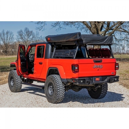 Pedane laterali automatiche Rough Country Power Running Boards per Jeep Gladiator JT - Immagine 4