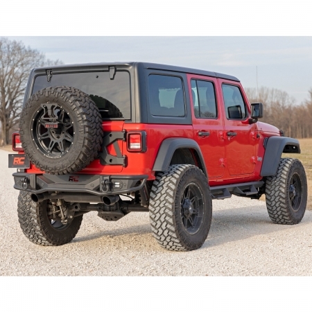 Paraurti posteriore tubolare Rough Country per Jeep Wrangler JL e JLU dal 2019 in poi
