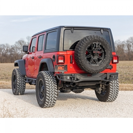 Paraurti posteriore tubolare Rough Country per Jeep Wrangler JL e JLU dal 2019 in poi