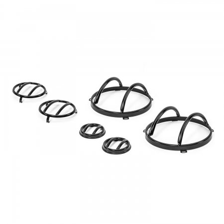 Kit griglie fari 8 pezzi Tactik per Jeep Wrangler JK - Immagine 17