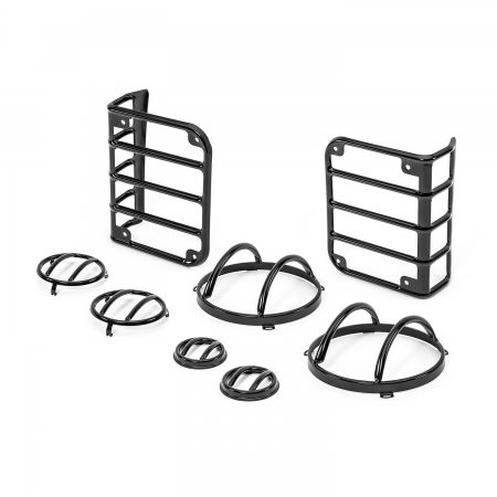 Kit griglie fari 8 pezzi Tactik per Jeep Wrangler JK