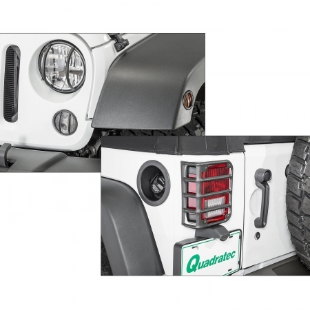 Kit griglie fari 8 pezzi Tactik per Jeep Wrangler JK