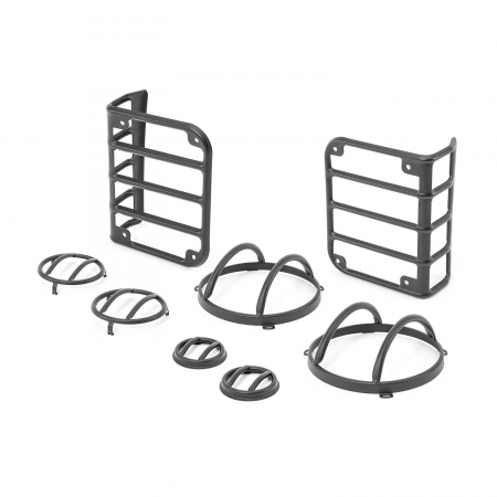 Kit griglie fari 8 pezzi Tactik per Jeep Wrangler JK