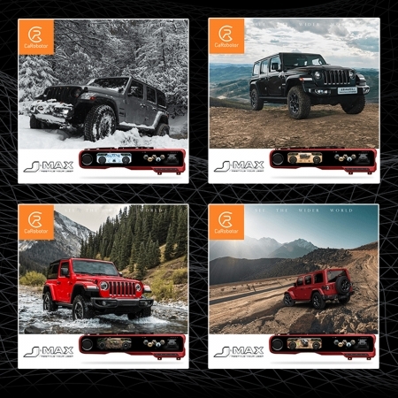 Carobotor J-Max Cruscotto digitale + radio per Jeep Wrangler JL e Gladiator JT 