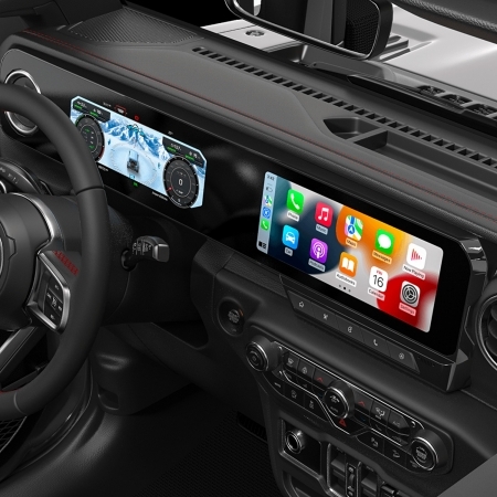 Carobotor J-Max Cruscotto digitale + radio per Jeep Wrangler JL e Gladiator JT 