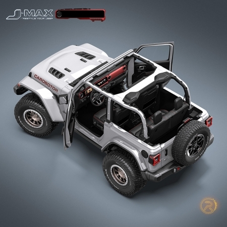 Carobotor J-Max Cruscotto digitale + radio per Jeep Wrangler JL e Gladiator JT 