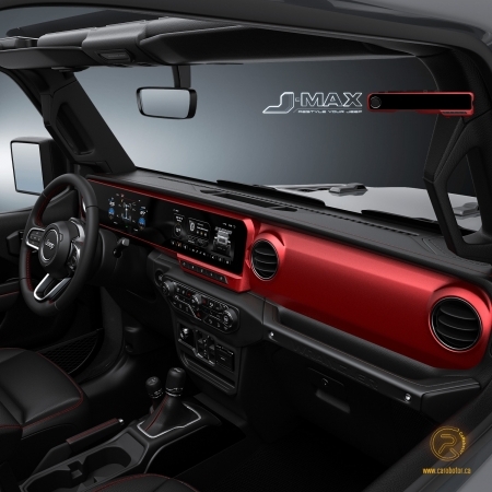 Carobotor J-Max Cruscotto digitale + radio per Jeep Wrangler JL e Gladiator JT 