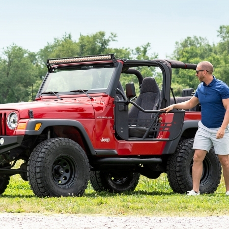 Porte tubolari Tactik per Jeep Wrangler TJ - Immagine 13