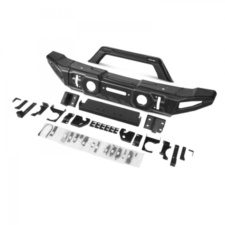 Paraurti anteriore Rival modulare in acciaio per Jeep Wrangler JK, JL e Gladiator JT