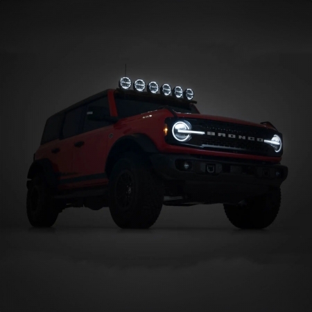 Fari LED supplementari Rough Country 6,5 con luce di posizione bianca/ambra
