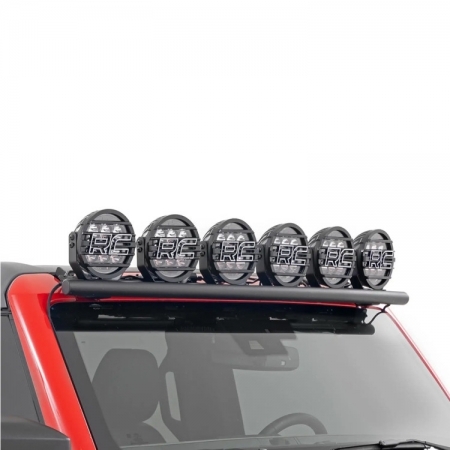 Fari LED supplementari Rough Country 6,5 con luce di posizione bianca/ambra