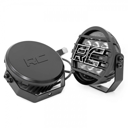 Fari LED supplementari Rough Country 6,5 con luce di posizione bianca/ambra