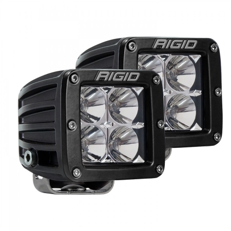 Coppia fari LED Rigid Industries D-Series Pro 3x3 Flood 
