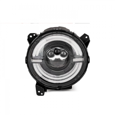 Fanali anteriori TacTik 9 con Halo DLR per Jeep Wrangler JL e Gladiator JT