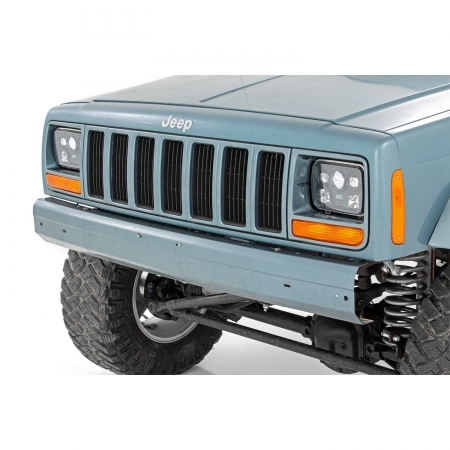 Fanali anteriori LED Rough Country 5x7 per Jeep Wrangler YJ e Cherokee XJ