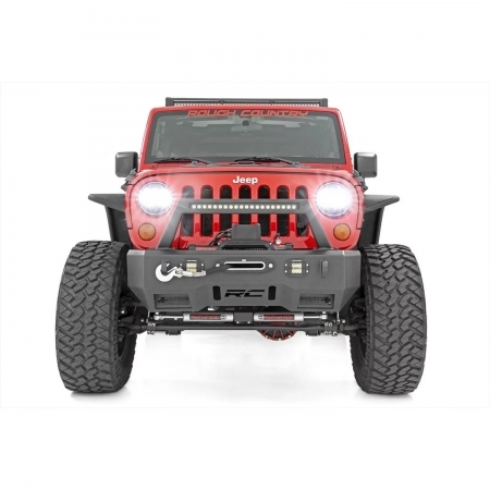 Fari anteriori Rough Country LED per Jeep Wrangler TJ e JK