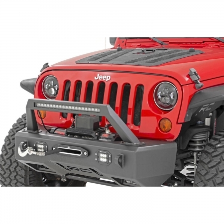 Fari anteriori Rough Country LED per Jeep Wrangler TJ e JK