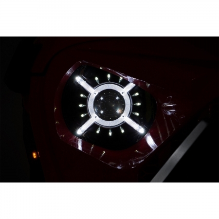 Fari anteriori rough Country LED per Jeep Wrangler JL e Gladiator JT