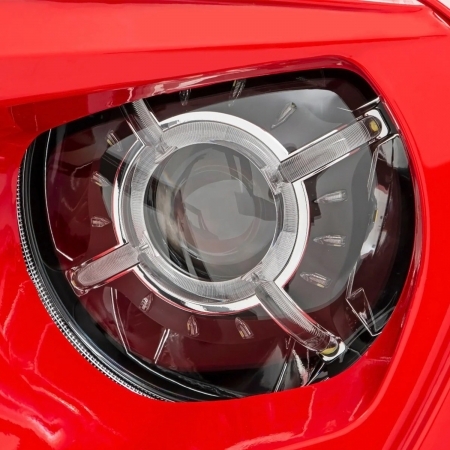 Fari anteriori rough Country LED per Jeep Wrangler JL e Gladiator JT