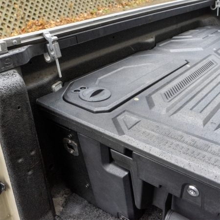 Sistema di cassetti e vani porta oggetti OFD per cassone Jeep Gladiator JT