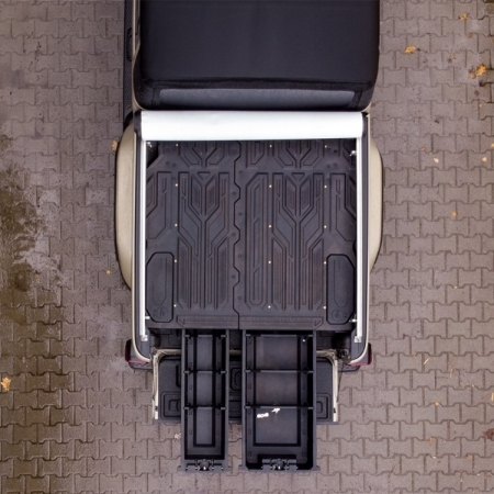 Sistema di cassetti e vani porta oggetti OFD per cassone Jeep Gladiator JT