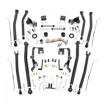 Long Arm Upgrade Kit Rough Country Per Jeep Wrangler JK con assetto RC +4