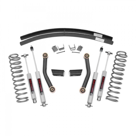 Assetto +3" Pro Rough Country Cherokee XJ