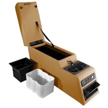 Console centrale Rugged Ridge con bracciolo imbottito per Jeep CJ e Wrangler YJ