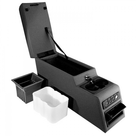 Console centrale Rugged Ridge con bracciolo imbottito per Jeep CJ e Wrangler YJ