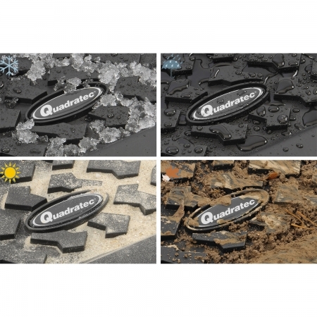 Combo Tappetini Quadratec All Weather per Jeep Wrangler JK 2 porte