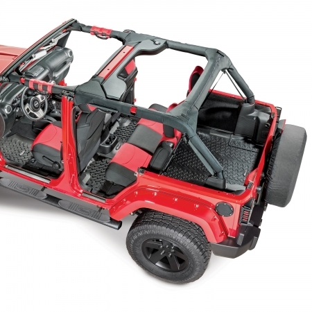 Combo Tappetini Quadratec All Weather per Jeep Wrangler JK 2 porte