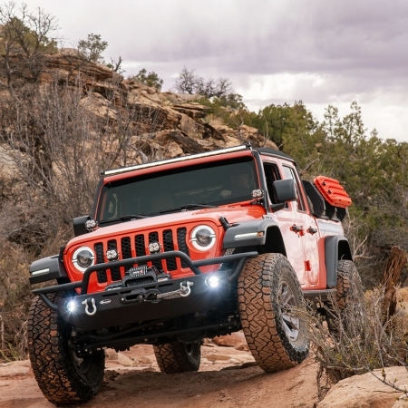 Barra LED Quadratec STEALTH Slimline con DRL bianca o ambra