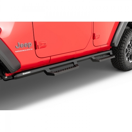 Pedane laterali Quadratec QRC Drop Step per Jeep Wrangler JLU 4 porte