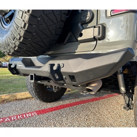 Paraurti Posteriore Rival Stubby in Alluminio per Jeep Wrangler JL e JLU dal 2019 in poi