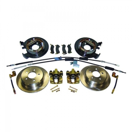 Kit di Conversione da Tamburo a Disco per Jeep Wrangler TJ (1997-2006) e Grand Cherokee ZJ (1993-1998) con Assale Dana 35