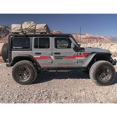 Portapacchi Sherpa Rugged Ridge per Jeep Wrangler JL Unlimited dal 2019 in poi