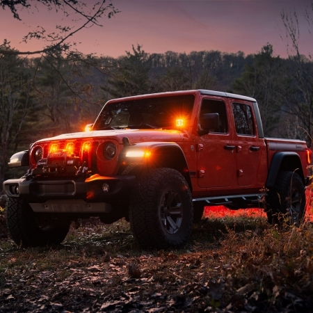 Fari ausiliar Carnivore J-Series con retroilluminazione ambra